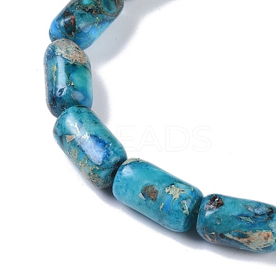 Dyed Synthetic Imperial Jasper Beads Strands G-P529-B01-01-1