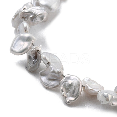 Natural Baroque Keshi Pearl Beads Strands PEAR-P064-06D-04A-1