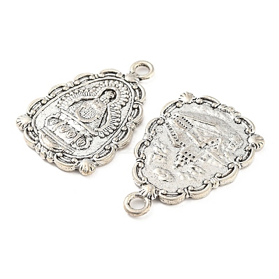 Tibetan Style Alloy Pendants TIBE-P001-58AS-1