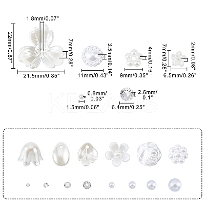 Cabochons Kit for DIY Jewelry Making Finding Kit DIY-AR0001-95-1
