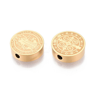 Religion 304 Stainless Steel Beads STAS-T073-10G-1