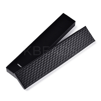 Rhombus Textured Cardboard Jewelry Necklace Boxes LS-CBOX-T006-03A-1