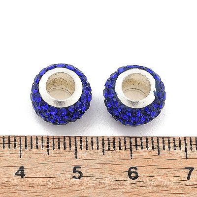 Rondelle Polymer Clay European Beads X1-FIND-U001-01L-1