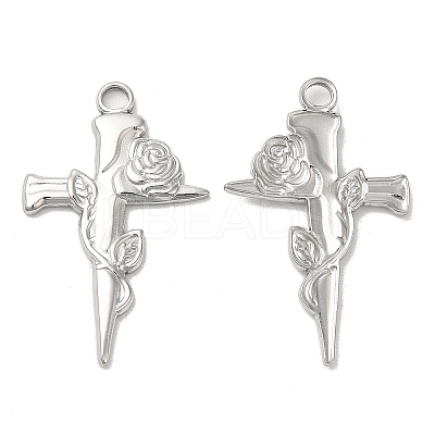 Non-Tarnish 304 Stainless Steel Pendants LS-STAS-L020-028P-1