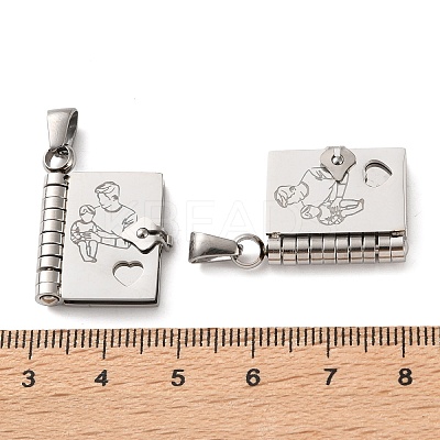 304 Stainless Steel Pendants SA-CBA694E-01P-07-1