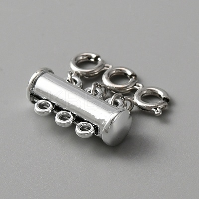 3-Strand 6-Hole Alloy Magnetic Slide Lock Clasps FIND-TAC0014-69A-P-1