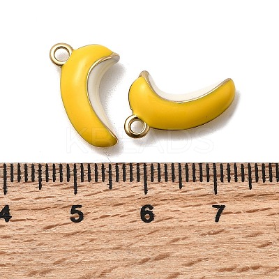 304 Stainless Steel Enamel Pendants STAS-A127-01G-1