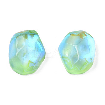 Glass Rhinestone Cabochons MRMJ-N029-07-04-1