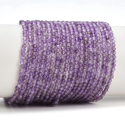 Natural Amethyst Beads Strands G-B171-C02-2mm-1