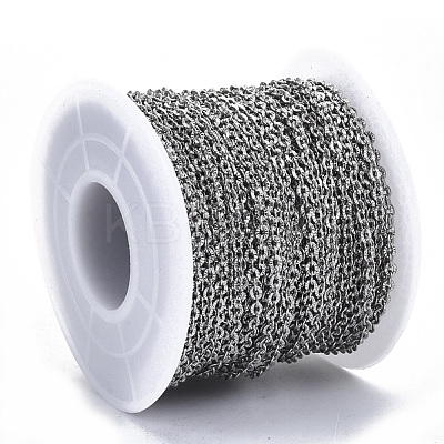 Tarnish Resistant 304 Stainless Steel Chains CHS-S001-12A-P-1