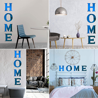 Mirror Wall Stickers DIY-WH0210-56E-1