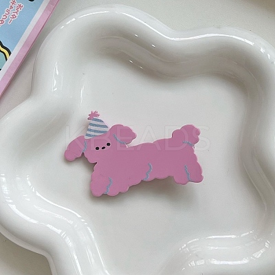 Cute Acrylic Alligator Hair Clips PW-WG54A16-06-1
