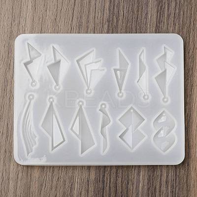 Geometrical Shape DIY Pendant Silicone Molds DIY-E070-01C-1