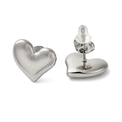 Non-Tarnish 304 Stainless Steel Stud Earrings EJEW-U001-05P-02-1