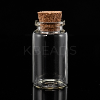 Glass Jar Glass Bottles X-AJEW-H004-4-1