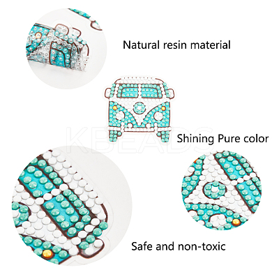 DIY Diamond Painting Stickers Kits For Kids DIY-WH0168-58-1