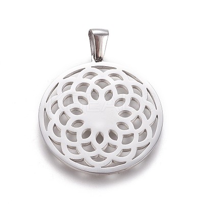 Non-Tarnish 304 Stainless Steel Pendants LS-STAS-F219-03P-1