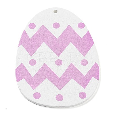 Easter Theme Single Face Printed Wood Pendants WOOD-M010-03D-1