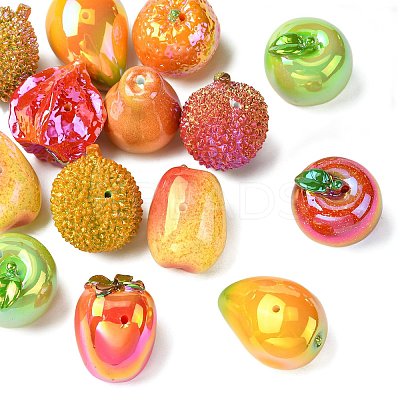 Electroplate Opaque Resin Beads RESI-CJC0006-037-1