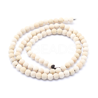 Natural Wood  Beads Strands WOOD-P011-07-6mm-1