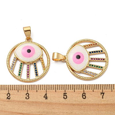 Real 18K Gold Plated Brass Pendants KK-L209-010G-03-1