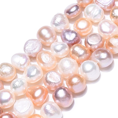 Natural Cultured Freshwater Pearl Beads Strands X1-PEAR-T003-10-1