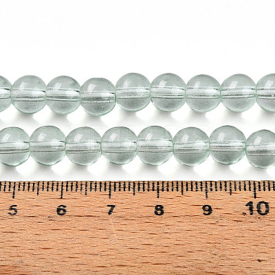 Baking Paint Transparent Glass Beads X1-DGLA-N006-8mm-08-1