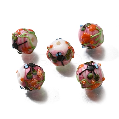 Handmade Lampwork Beads LAMP-K042-08-1