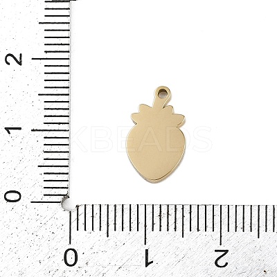 304 Stainless Steel Enamel Charms STAS-I338-01G-05-1