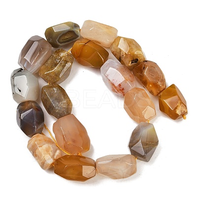 Natural Yellow Botswana Agate Beads Strands G-F796-C05-01-1