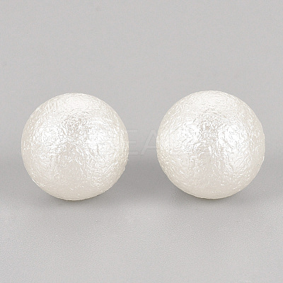 Imitation Pearl Acrylic Beads ACRP-R008-5mm-02-1