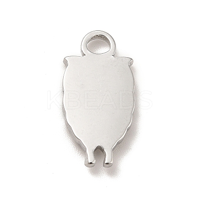 Non-Tarnish 304 Stainless Steel Pendants STAS-I197-010P-1