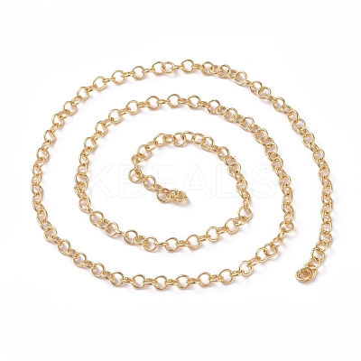 3.28 Feet Soldered Brass Rolo Chains X-CHC-G005-07G-1