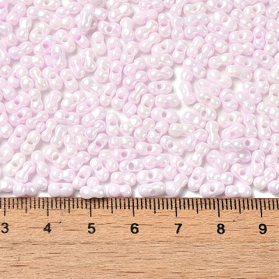 Opaque Colours Luster Glass Seed Beads SEED-B001-01A-03-1