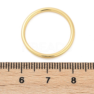 Simple Brass Finger Rings for Women RJEW-G343-12G-1