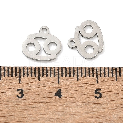 304 Stainless Steel Constellation Pendants STAS-H260-01P-09-1