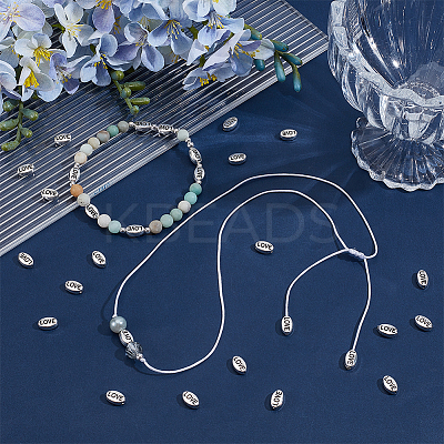120Pcs Mens Valentines Day Gift Idea Tibetan Style Alloy Beads TIBEB-PH0005-39-1