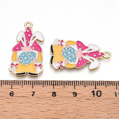 Alloy Enamel Pendants ENAM-T022-01C-1