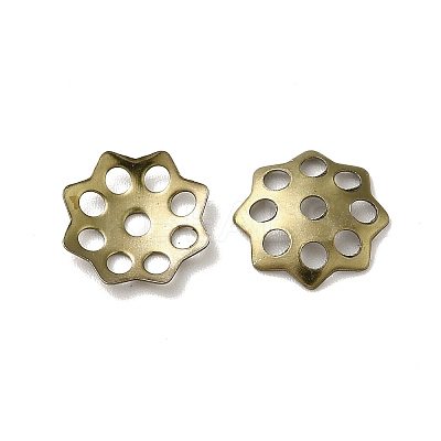 Ion Plating(IP) 304 Stainless Steel Bead Caps STAS-F075-23AB-1