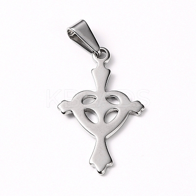 Non-Tarnish 304 Stainless Steel Pendants STAS-L210-16P-1