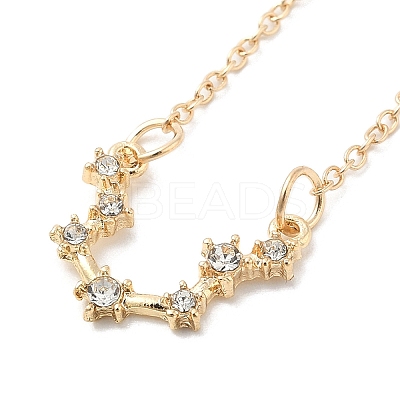 3Pcs Alloy Rhinestones Anklets LS-AJEW-S083-01G-03-1
