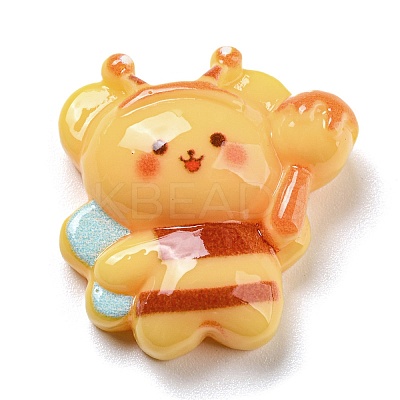 Opaque Resin Cabochons RESI-Q227-07-1