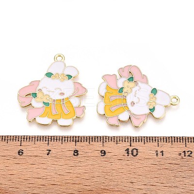Alloy Enamel Pendants ENAM-T022-62E-1