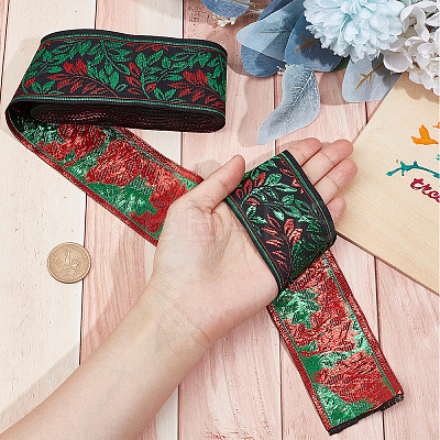 Ethnic Style Polyester Ribbon OCOR-GF0002-04D-1