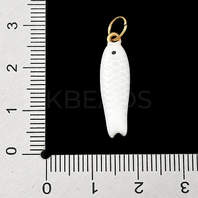 304 Stainless Steel Enamel Pendants LS-STAS-A131-02D-G-1