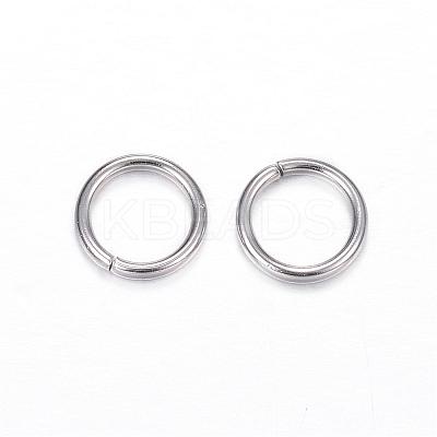 Tarnish Resistant 304 Stainless Steel Open Jump Rings STAS-D447-09-1