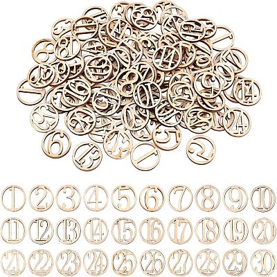 Wood Cabochons WOOD-WH0017-03-1