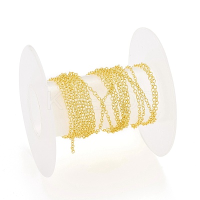 Brass Cable Chains CHC-D030-10G-RS-1