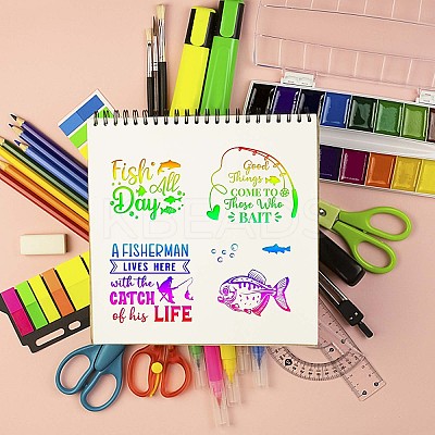 PVC Plastic Clear Stamps DIY-GL0004-56-1