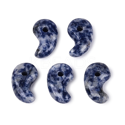 Natural Blue Spot Jasper Pendants X-G-S294-07B-14-1